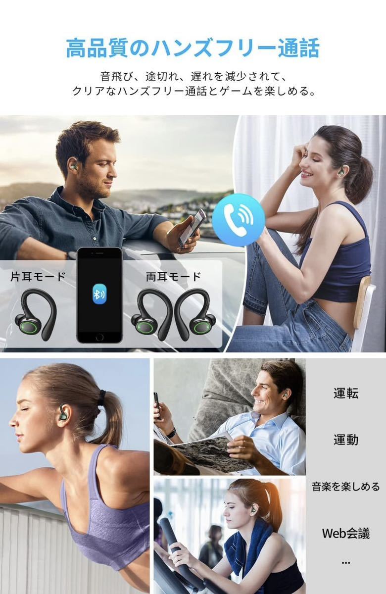  new goods unused ear .. type earphone Bluetooth earphone wireless earphone 