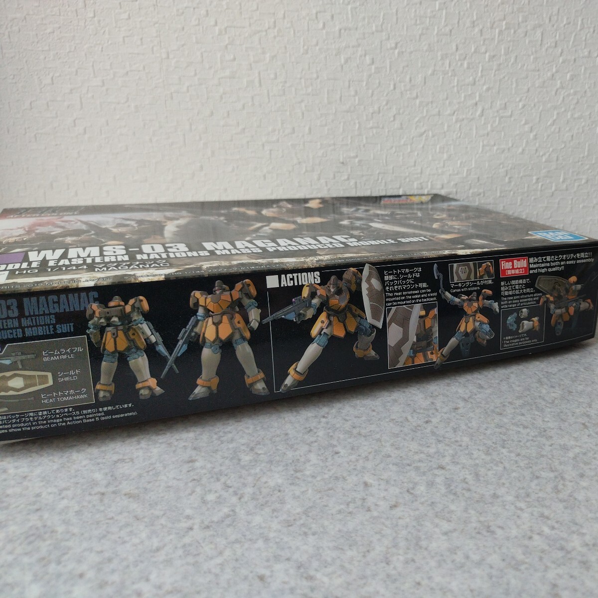 未使用品★BANDAI 新機動戦記ガンダムW WMS-03 MAGANAC MIDDLE EASTERN NATIONS MASS PRODUCED MOBILE SUIT_画像2