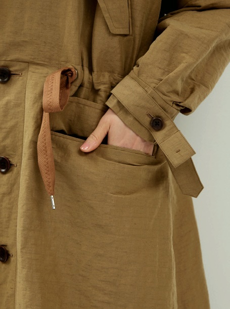  прекрасный товар обычная цена 20 десять тысяч дизайн Works linen пальто бежевый Brown to ключ 