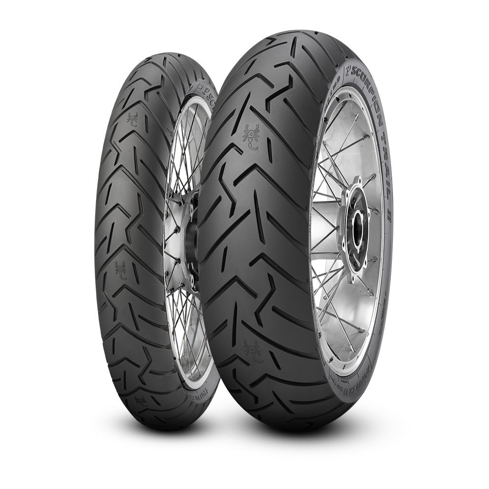 PIRELLI 120/70ZR19 60W SCORPION TRAIL 2 フロント チューブレスタイプ (D)_画像1