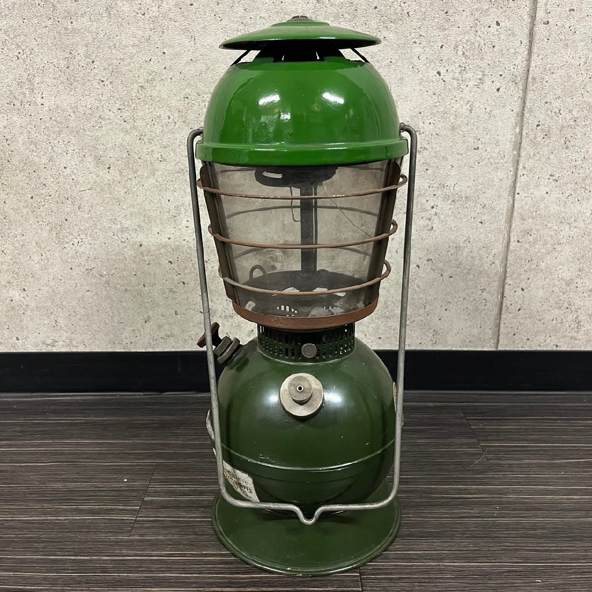 [ super rare!]no- bell industry corporation NOBELno- bell lamp domestic production lantern green height approximately 42cm diameter approximately 16cm camp 031106w/T3(100)