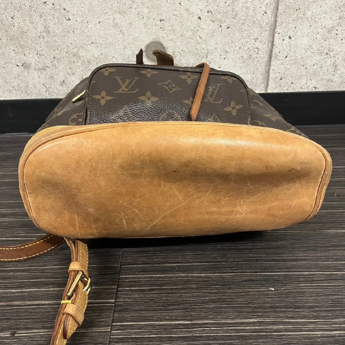 LOUIS VUITTON ルイ・ヴィトン LV モノグラム リュックサック M51136 SP1001 モンスリMM　031901w/T2（80）_画像7