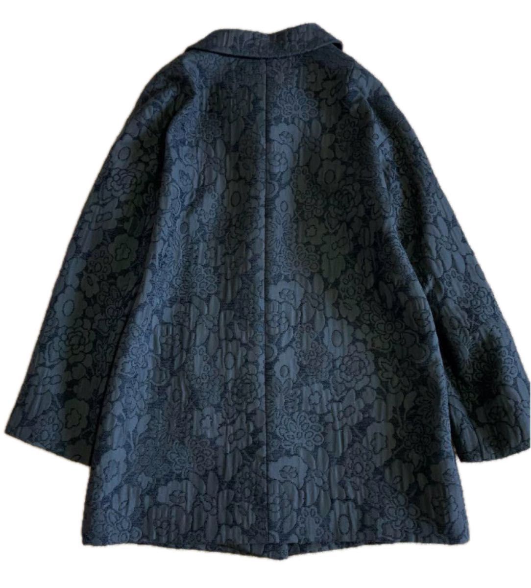 未使用美品 milaschonミラショーン 42ブラック刺繍ジャケット 黒 未使用美品 milaschonミラショーン 42ブラック刺繍ジャケット 黒