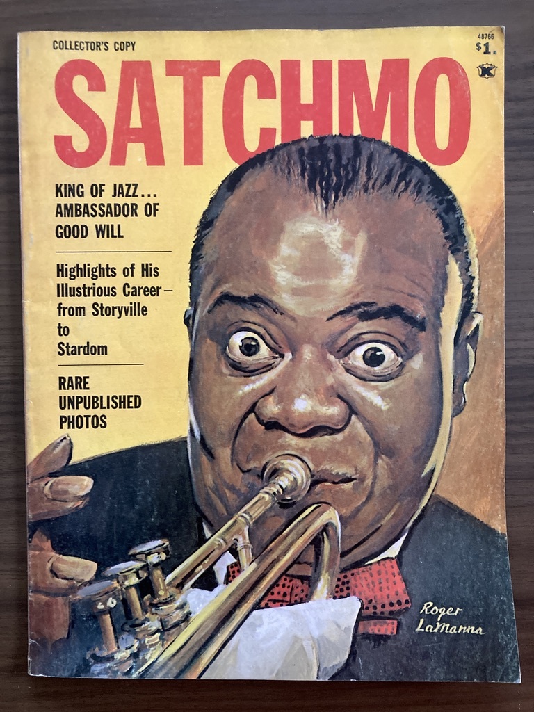 洋雑誌　『SATCHMO　Collector's Copy』（サッチモ／ルイ・アームストロング）　1971_画像1