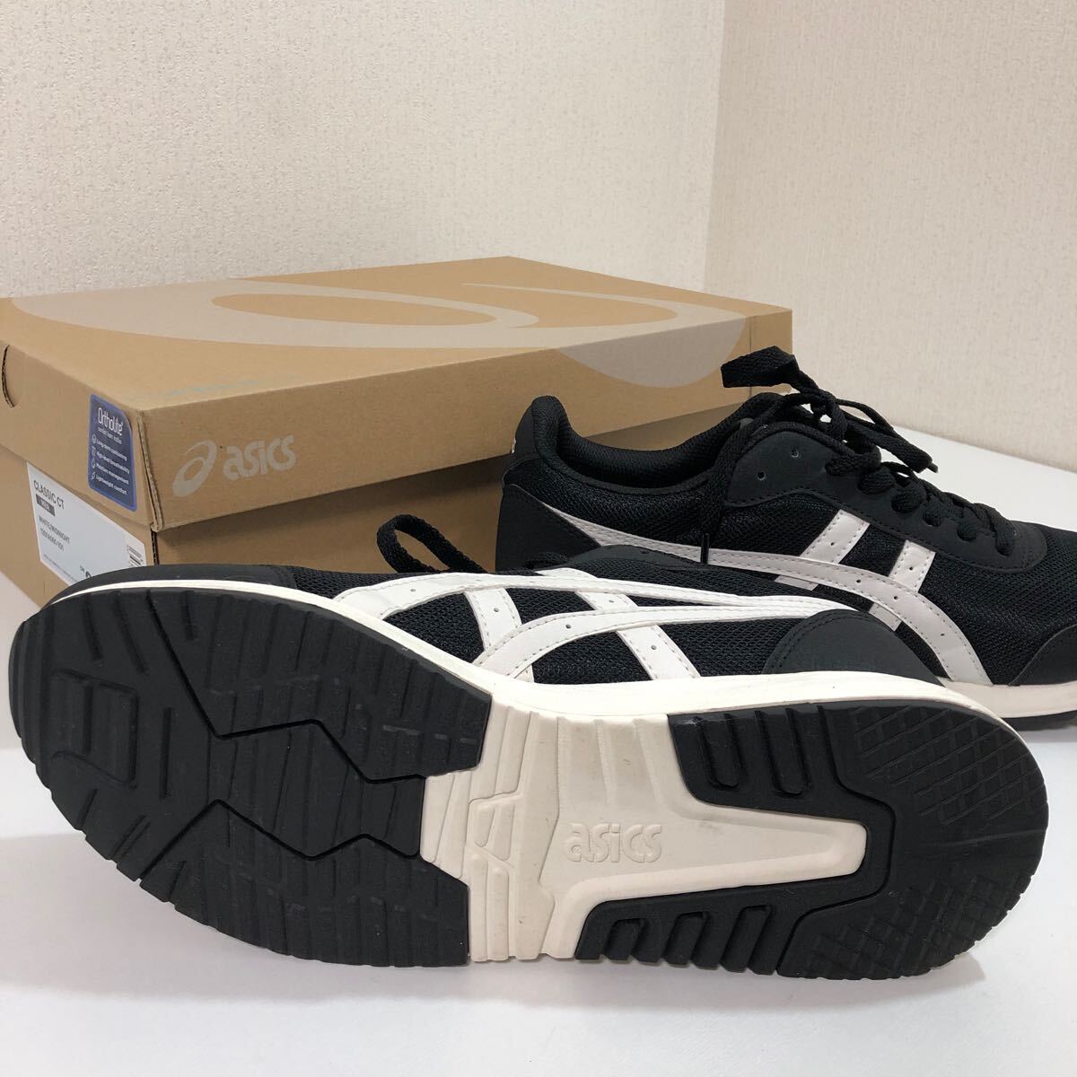 asics アシックス スニーカー 黒 白 26.0cm メンズ 1203A 1度のみ使用_画像6