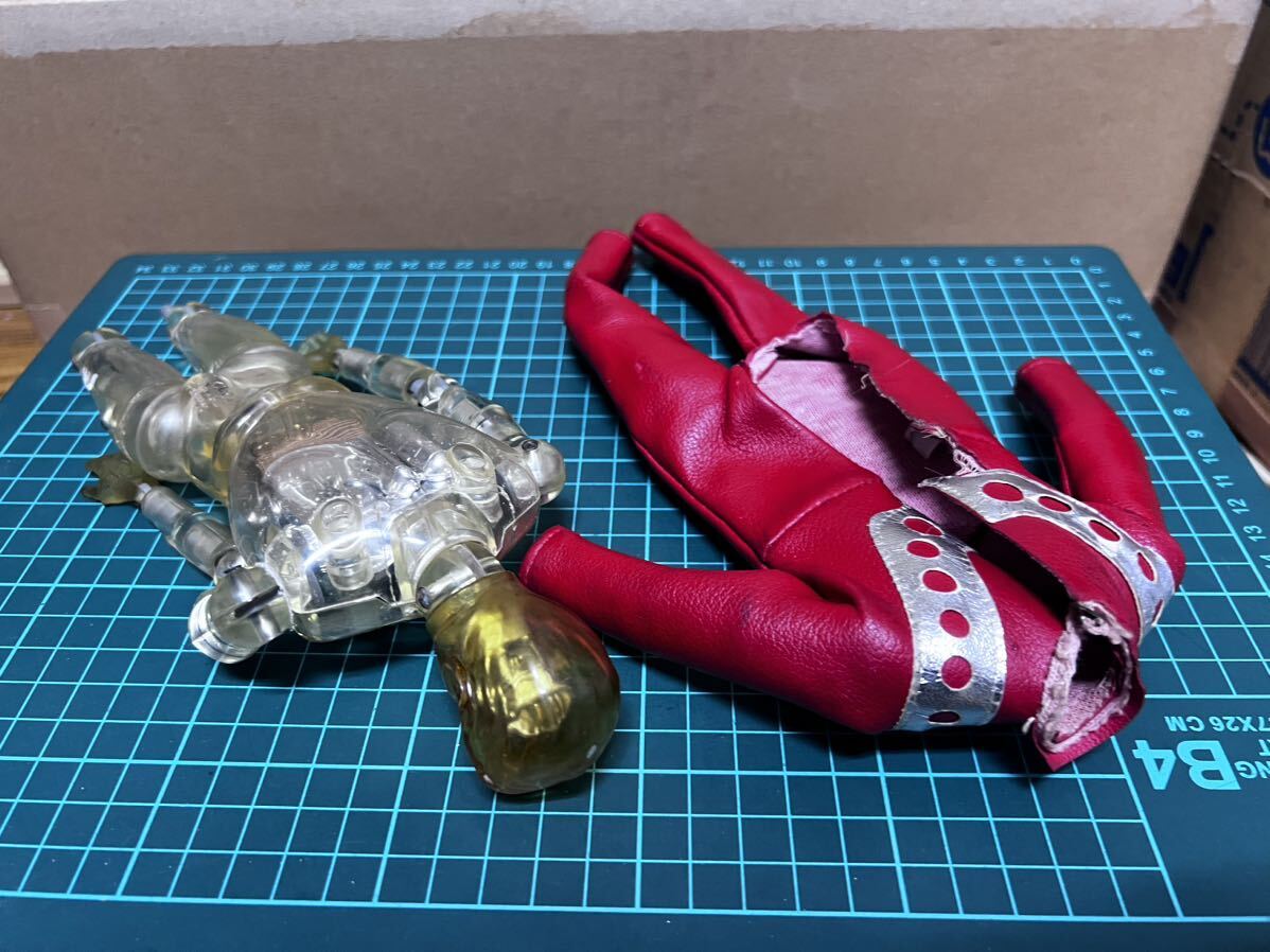 変身サイボーグ　旧タカラ　ジャンク　素体　ソフビ　giジョー 人形　昭和　レトロ　当時物　サイボーグ1号　ウルトラマン　特撮　円谷プロ_画像5