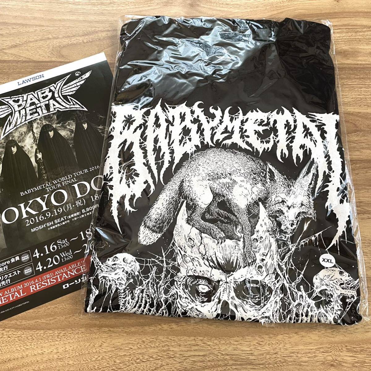 おまけ付き XXL 新品未開封品 BABYMETAL BRUTAL AWAKENING LONG SLEEVE TEE 長袖Tシャツ ロンT ベビーメタル MOMOMETAL生誕祭 LEGEND-MM_画像1