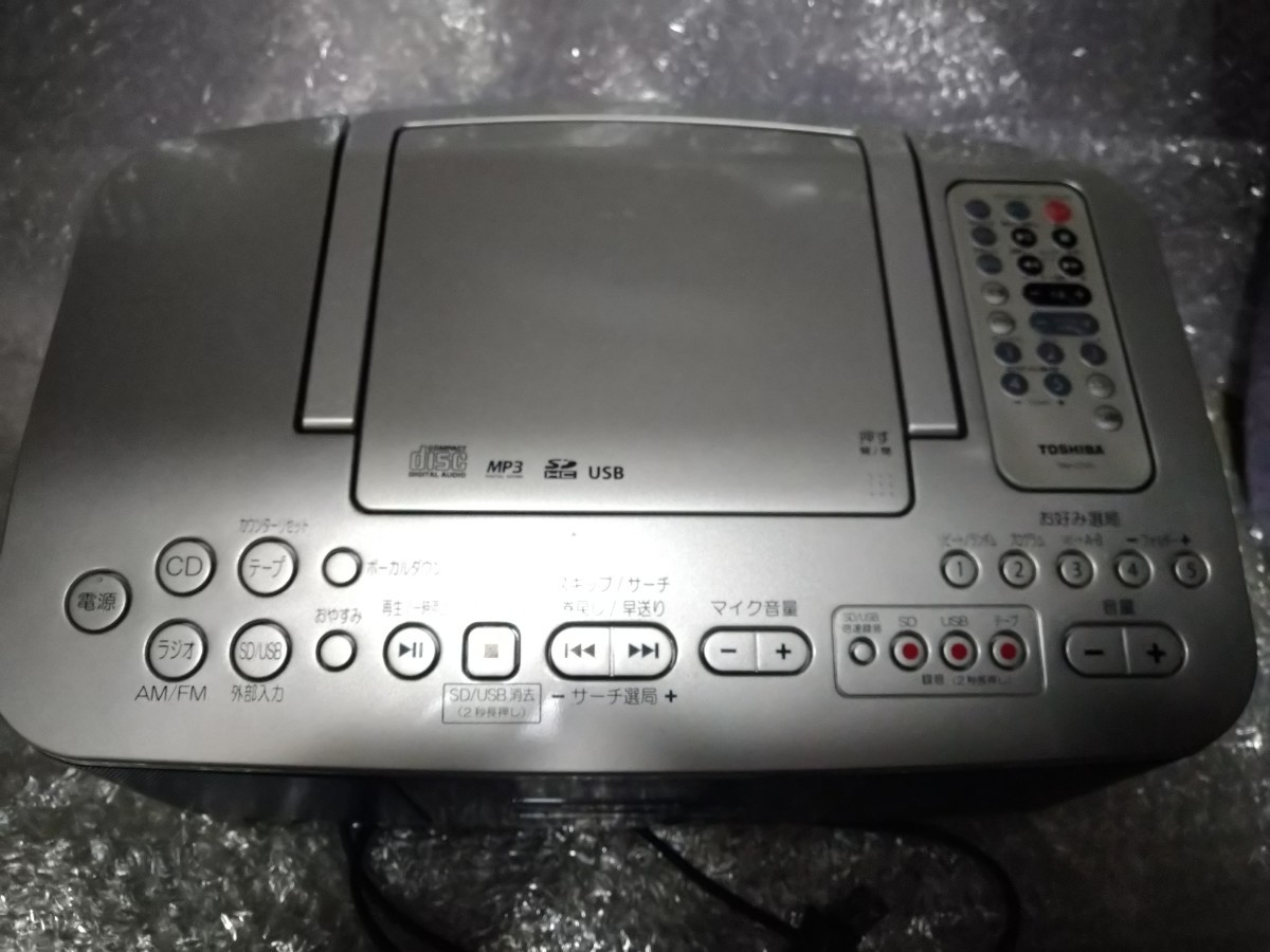 TOSHIBA CDラジオカセットレコーダー　TY-CDX9_画像2