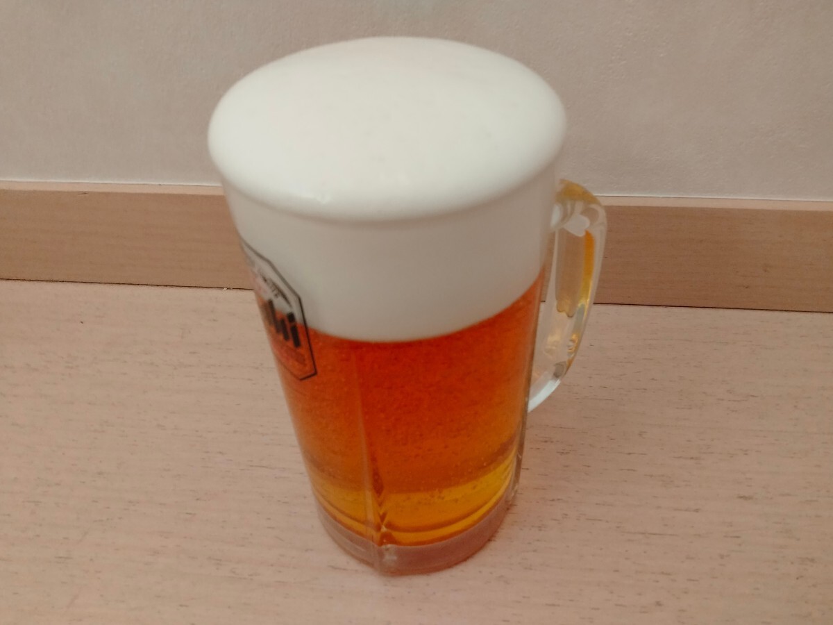 食品サンプル 実物大 アサヒ生ビール ジョッキ ビアジョッキの画像3