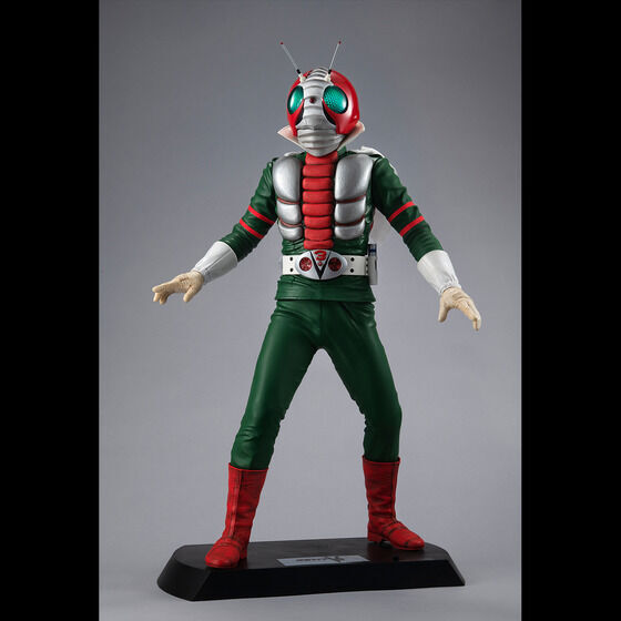  Kamen Rider V3* Kamen Rider V3 raw .50 anniversary *40cm huge figure * Bandai *Ultimate Article * light & sound function installing * new goods 