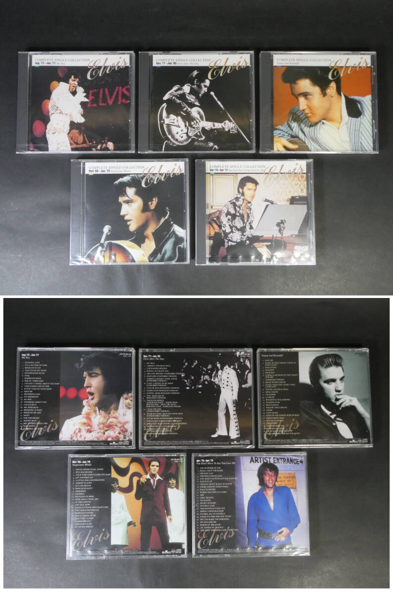  L vi s* Press Lee * Complete * одиночный * коллекция CD BOX 10 листов прекрасный товар 9 листов нераспечатанный Elvis Presley Complete Single Collection