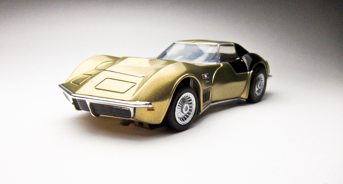 HOスロットカー 新品！AFX メガG＋ 1969 シェビー コルベット AstroVette リミテッドエディション ショートホイール TYCO コースでも走る！_画像9