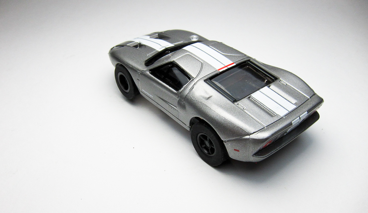 HO slot car new goods!AW 2005 Ford GT & light attaching Magna car type Ultra G chassis Tommy AFX.TYCO. course also runs!