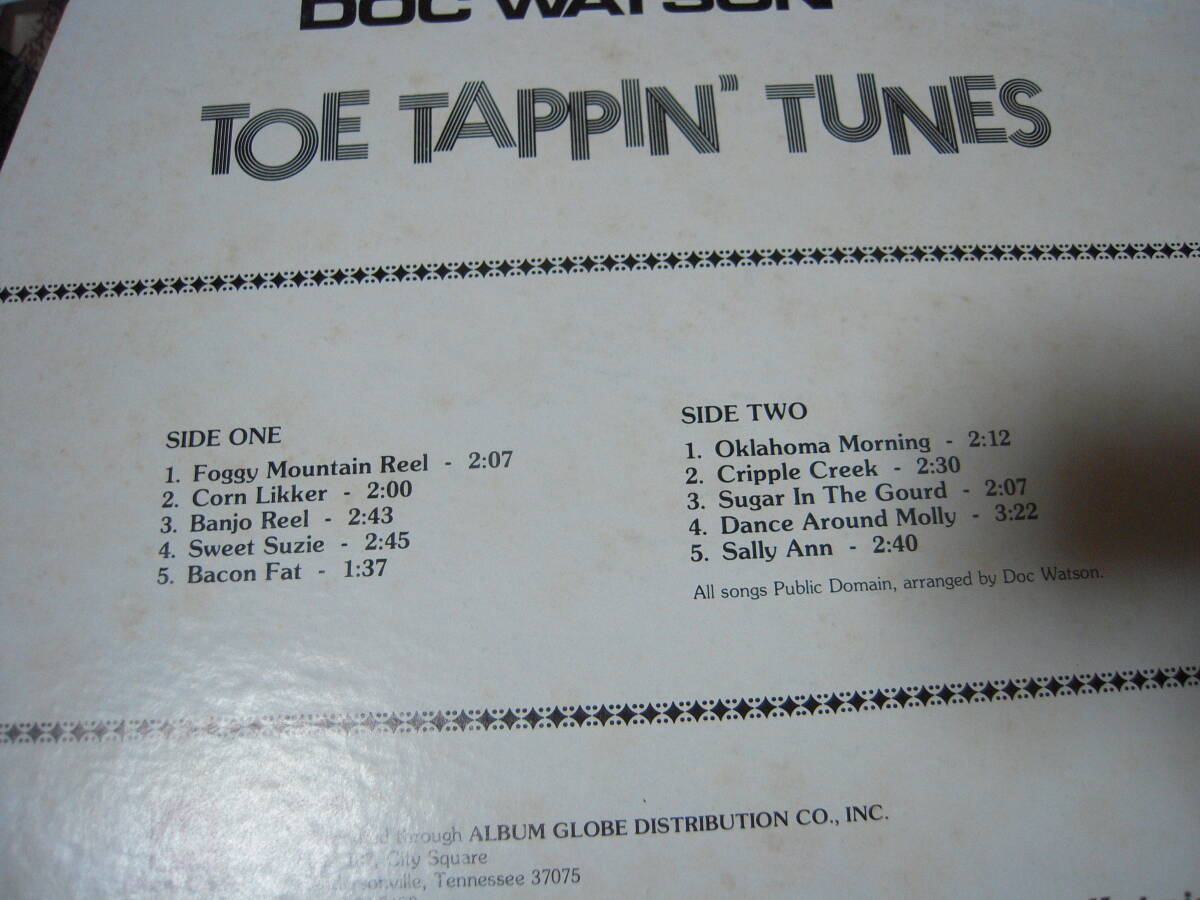 【ＵＳ盤ＬＰ】「Doc Waston/TOE TAPPIN' TUNES」Madonta_画像2