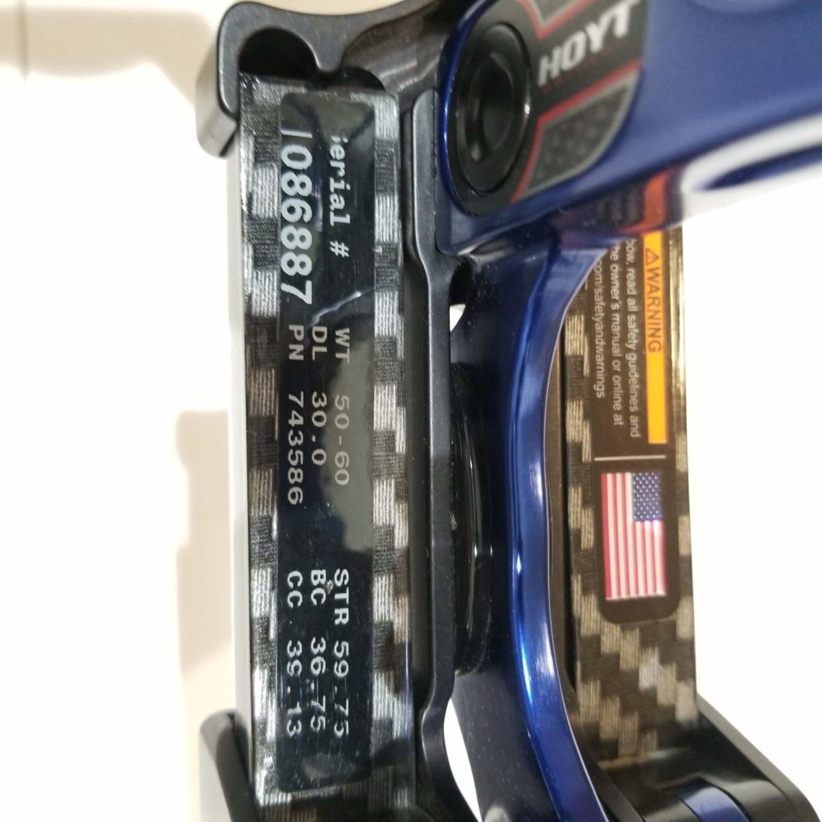 アーチェリー コンパウンドボウ HOYT PRO COMP ELITE FX 50-60 コバルトブルー SPIRAL PRO_画像3