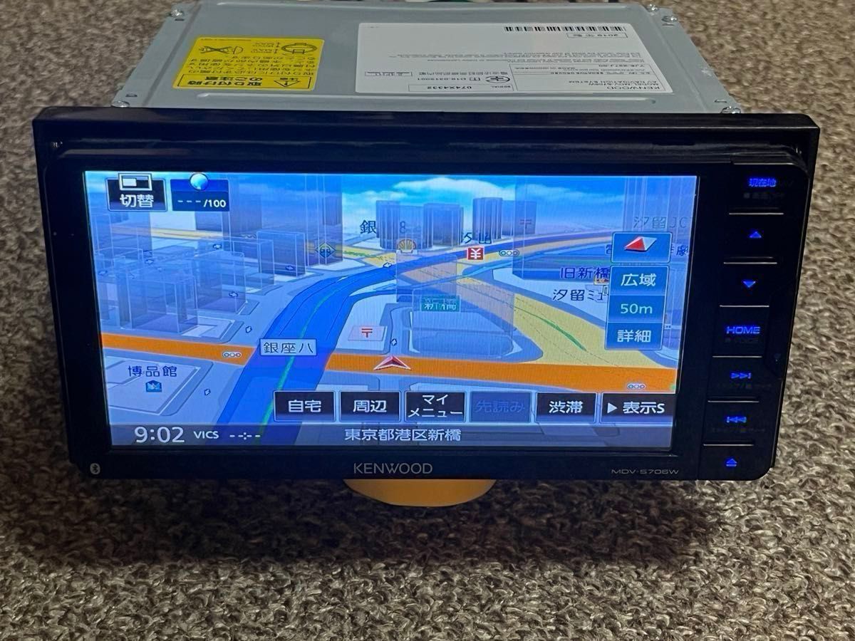 彩速ナビ MDV-S706W 『未使用のTVアンテナ&GPSアンテナ&電源ケーブル付』取説あります
