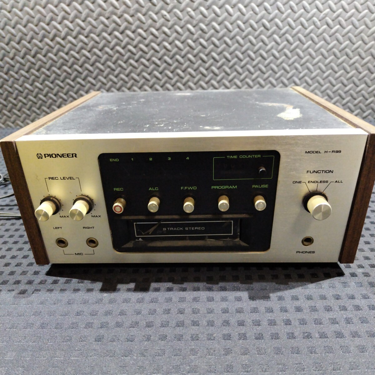 全国送料無料 パイオニア ８トラカセットデッキ MODEL H-R99 pioneer 8TRACK STEREO 動作未確認ジャンク_画像1