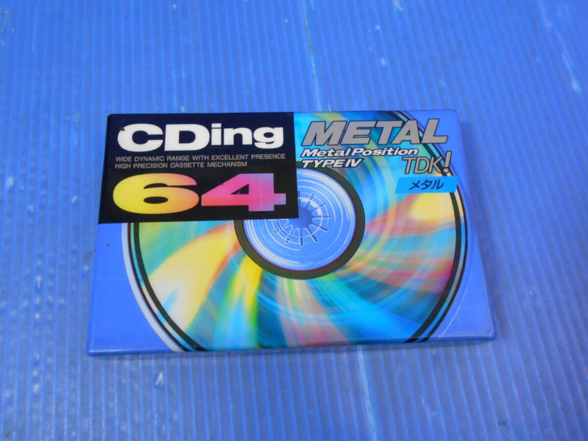 ★カセットテープ/TDK! CDing METAL 64(TYPE Ⅳメタルポジション64分)_おもて