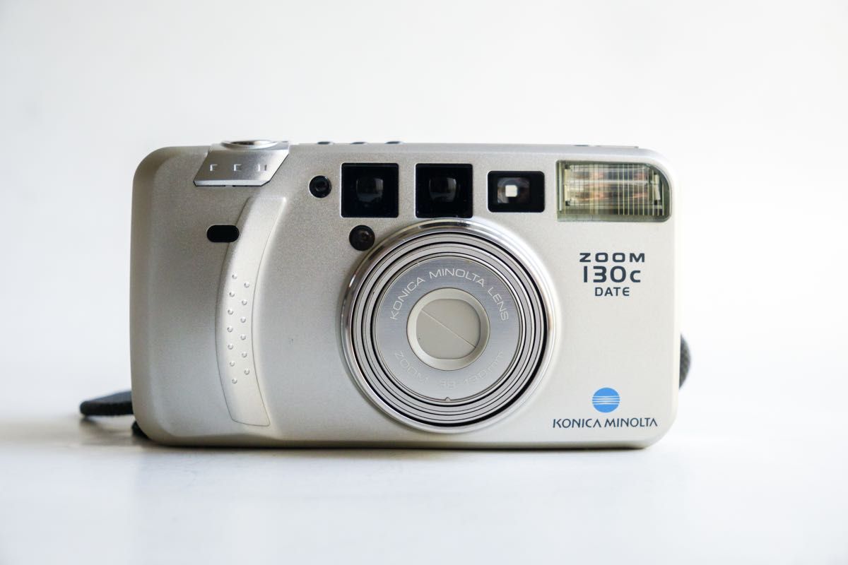 【動作確認済】KONICA MINOLTA ZOOM 130 C DATE  コンパクトフィルムカメラ 平成レトロ
