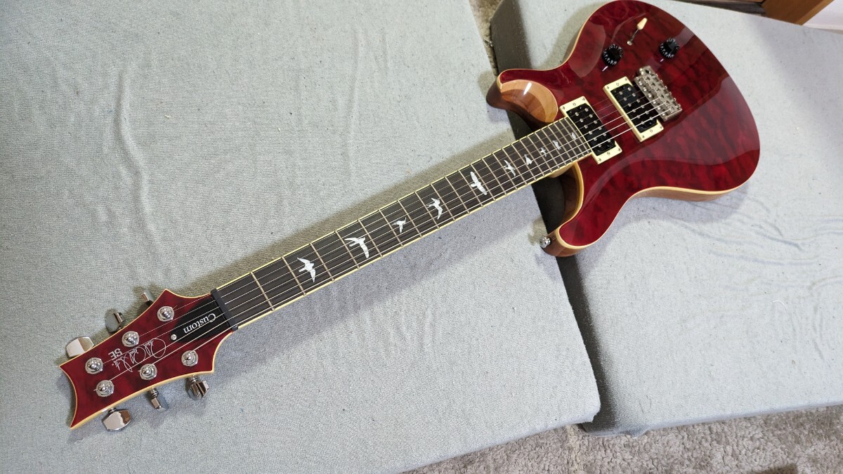 [SALE!] PRS SE Custom 24 QM LTD Black Cherry エレキギター_画像4