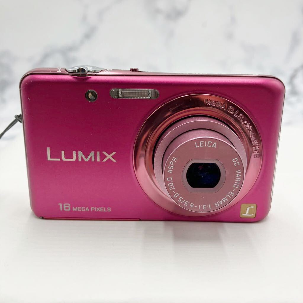 $【売り切り】Panasonic パナソニック LUMIX ルミックス コンパクトデジタルカメラ DMC-FH7 1:3.1-6.5/5.0-20.0 ASPH 動作確認済みの画像2