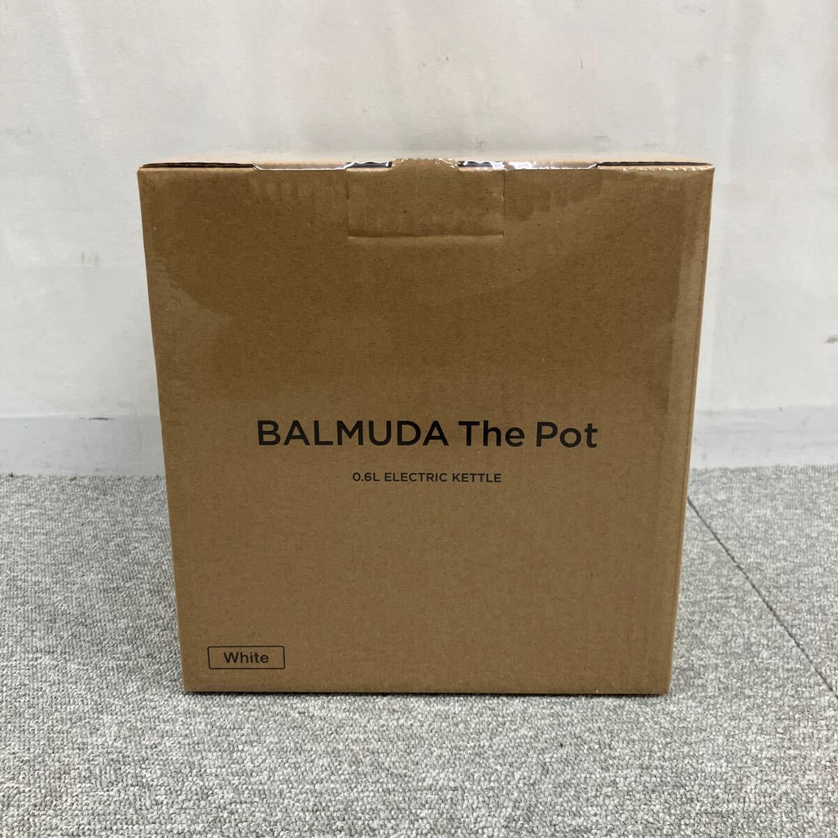 $【売り切り】新品！未開封！BALMUDA バルミューダ The Pot ザ ポット 電気ケトル K07A-WH 家庭用ケトル_画像2