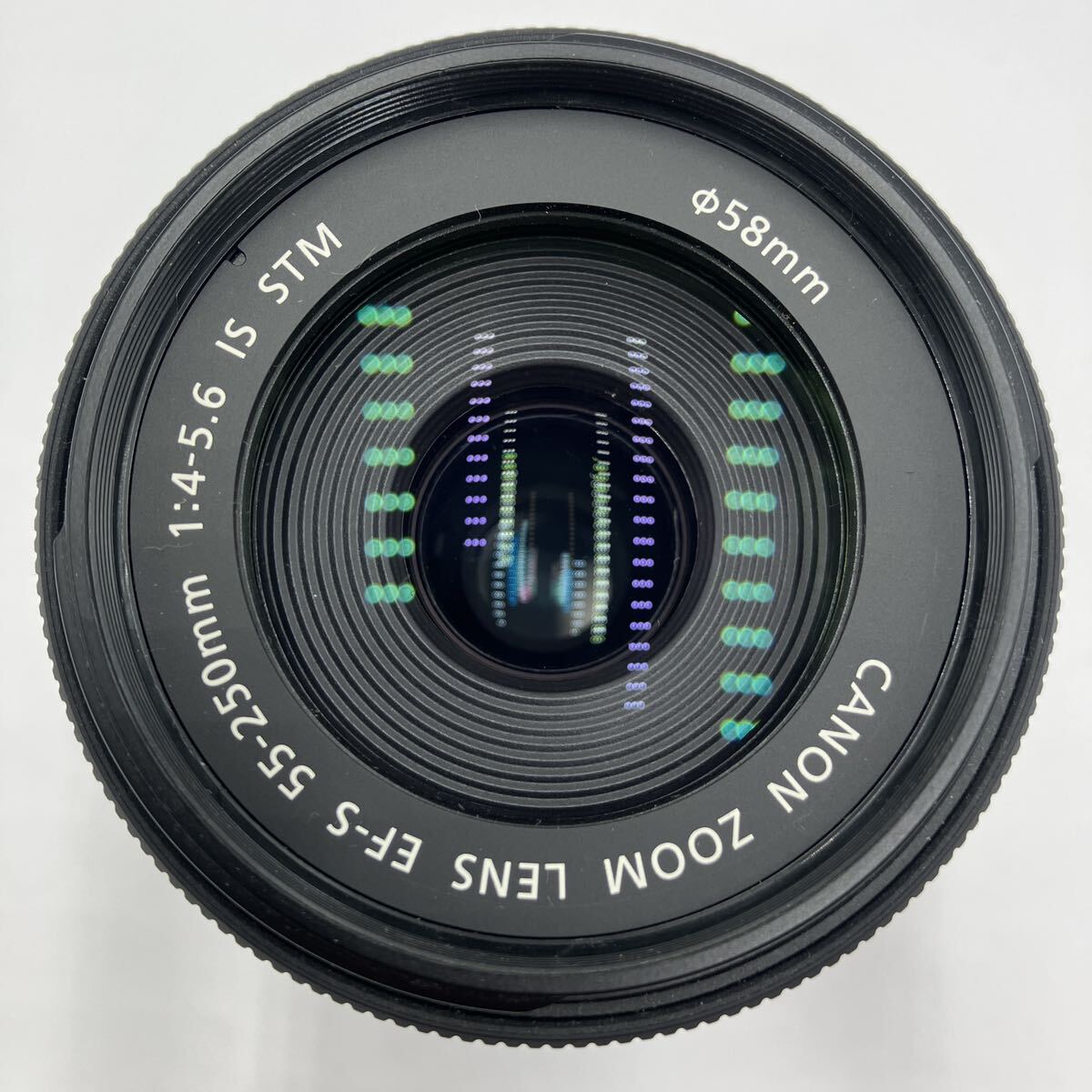 ♪【売り切り】Canonキヤノン EF-Sマウント 55-250mm 1:4-5.6 IS STM ズームレンズ カメラレンズ 手ぶれ補正 MACRO 0.85m/2.8ftの画像2