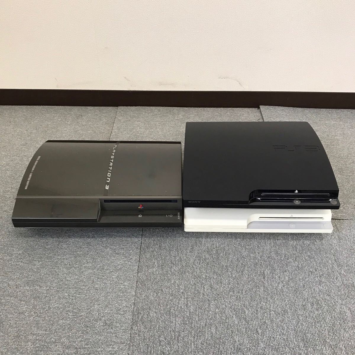 ♪【売り切り】SONY ソニー PlayStation3 3台まとめ CECHH00 CECH-3000A CECH-2000A+ソフトセットMGS ドラゴンズドグマ 大神 現状品_画像2