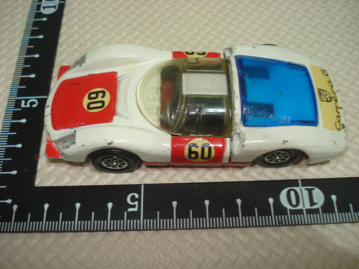  Corgi 1/46 Porsche Carrera 6 red / white driver`s seat panel removed possible possibility box less . present condition goods details unknown used * junk treatment .