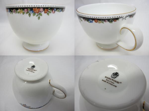 ☆WEDGWOOD/ウェッジウッド OSBORNE、オズボーン カップ＆ソーサー 2客セット 自宅展示品☆の画像9