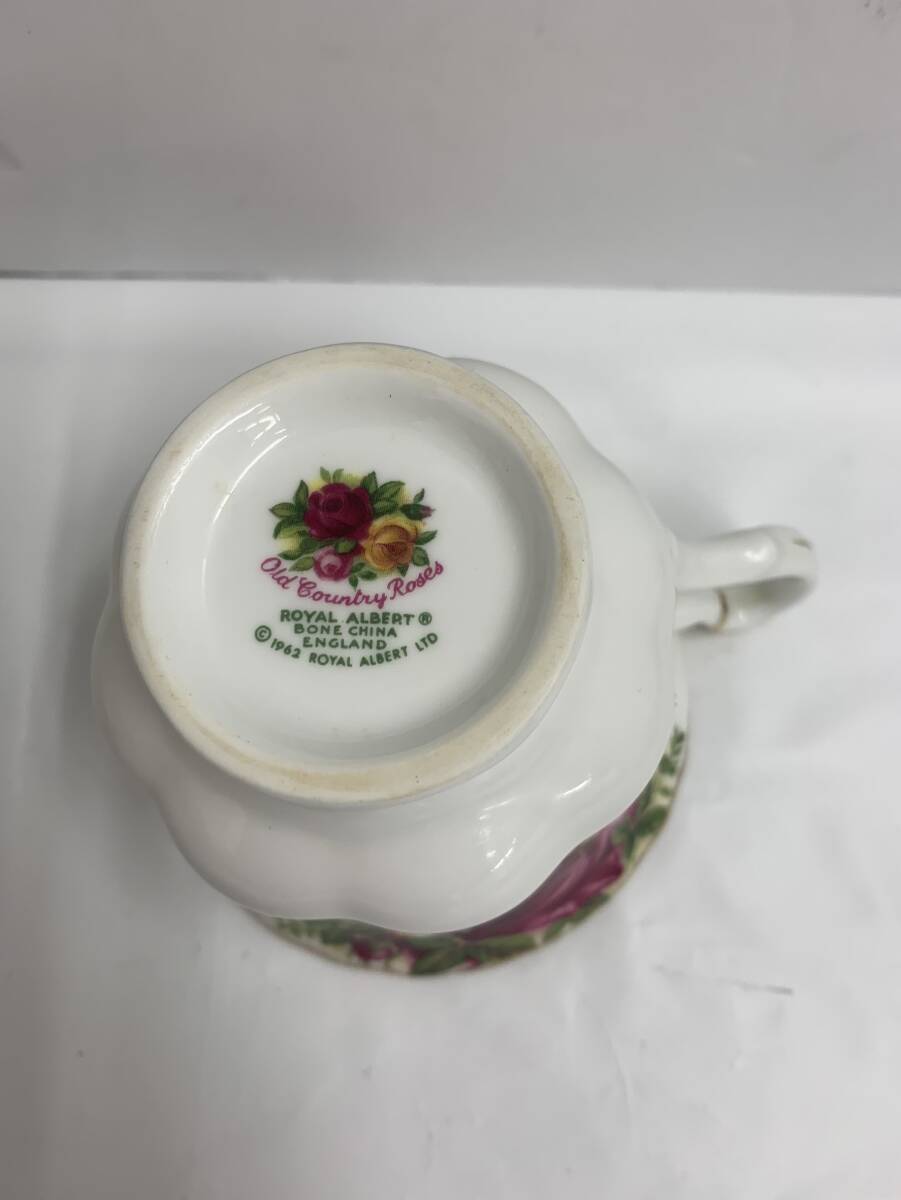 ♪ROYAL ALBERT ロイヤルアルバート OLD COUNTRY ROSES オールド カントリー ローズ カップ＆ソーサー 自宅保管品♪_画像5