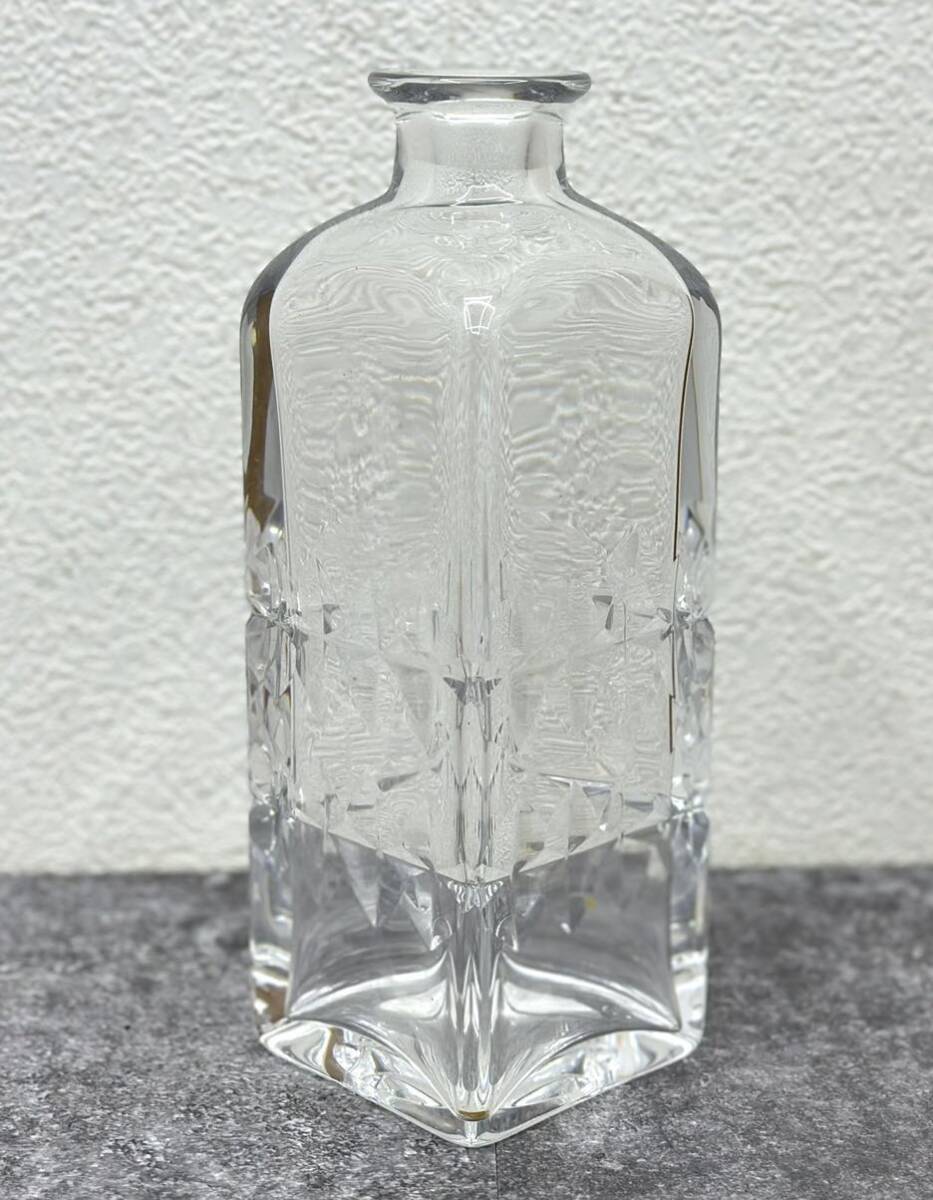 KOSTA BODA コスタボダ ガラス デキャンタ ガラス 約7.5×7.5×22cm ボトル ■兵庫県姫路市から b1 24-501の画像3