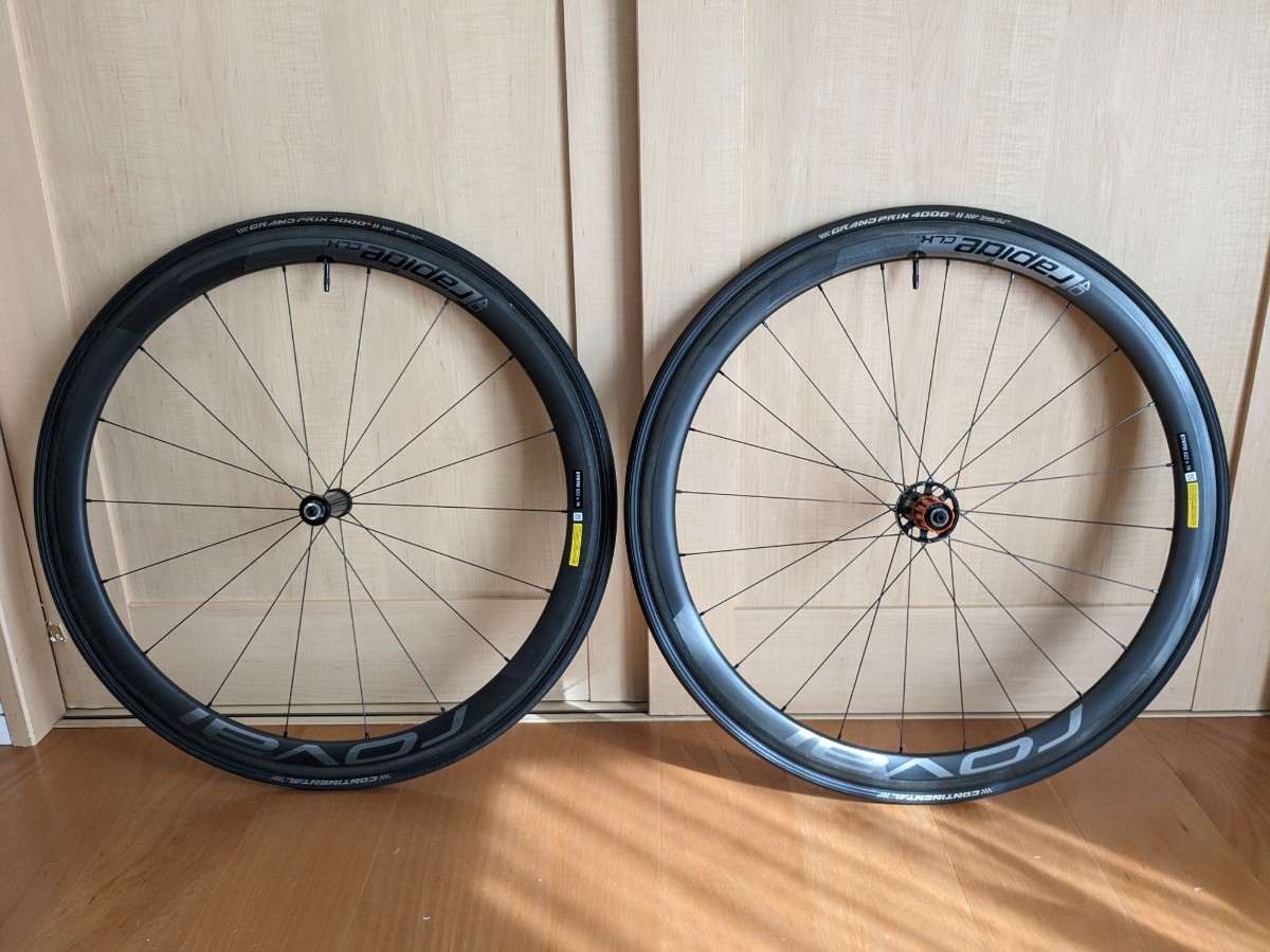 Specialized ROVAL RAPIDE CLX 40　中古　チューブラー　前後輪セット_画像1