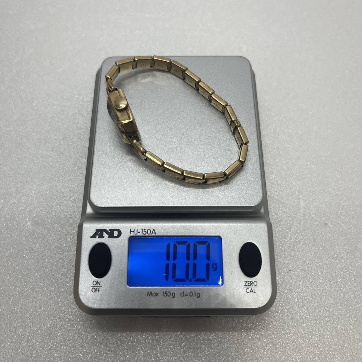 [DHS2715ST]TITUS Thai tas17JEWELS 14KT hand winding lady's wristwatch 17 stone 14 gold gold clock gross weight approximately 10.0g * operation not yet verification 