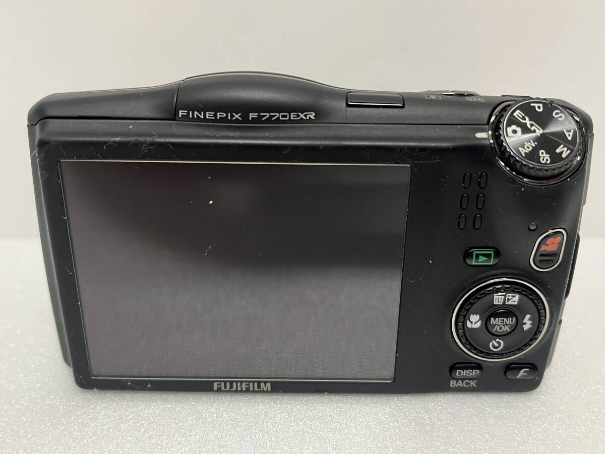 【ST17992ST】FUJIFILM FinePix F770EXR 富士フィルム ファインピクス デジタルカメラ デジカメ ブラック 本体のみ ※動作未確認_画像3