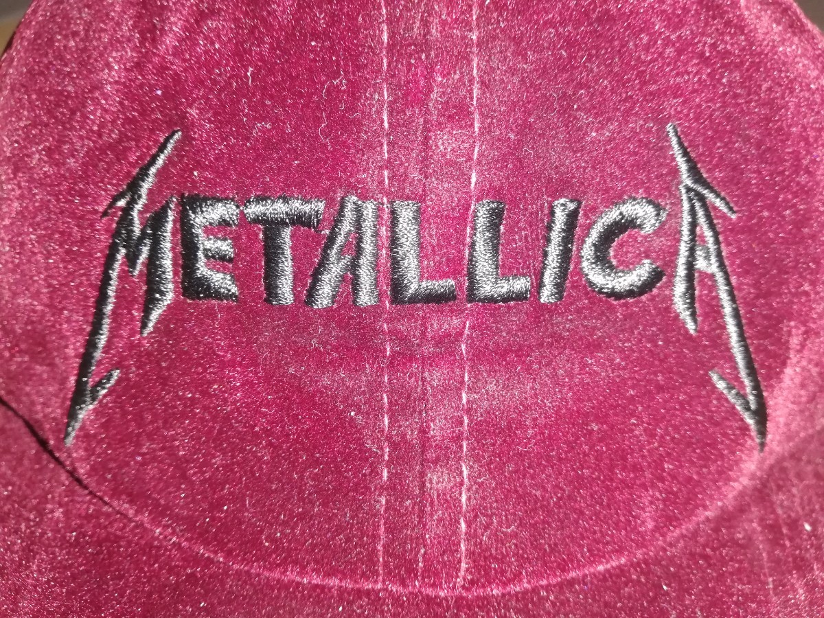 “Metallicaメタリカ”【オフィシャル　ベロア生地ベースボールキャップ】◆エンジカラー_画像6