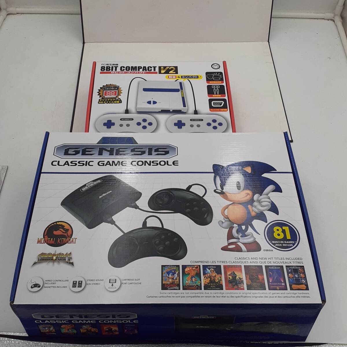 【！送料無料・おまとめ品！】SEGA GENESIS CLASSIC GAME CONSOLE・FC用互換機　8ビットコンパクト_画像1