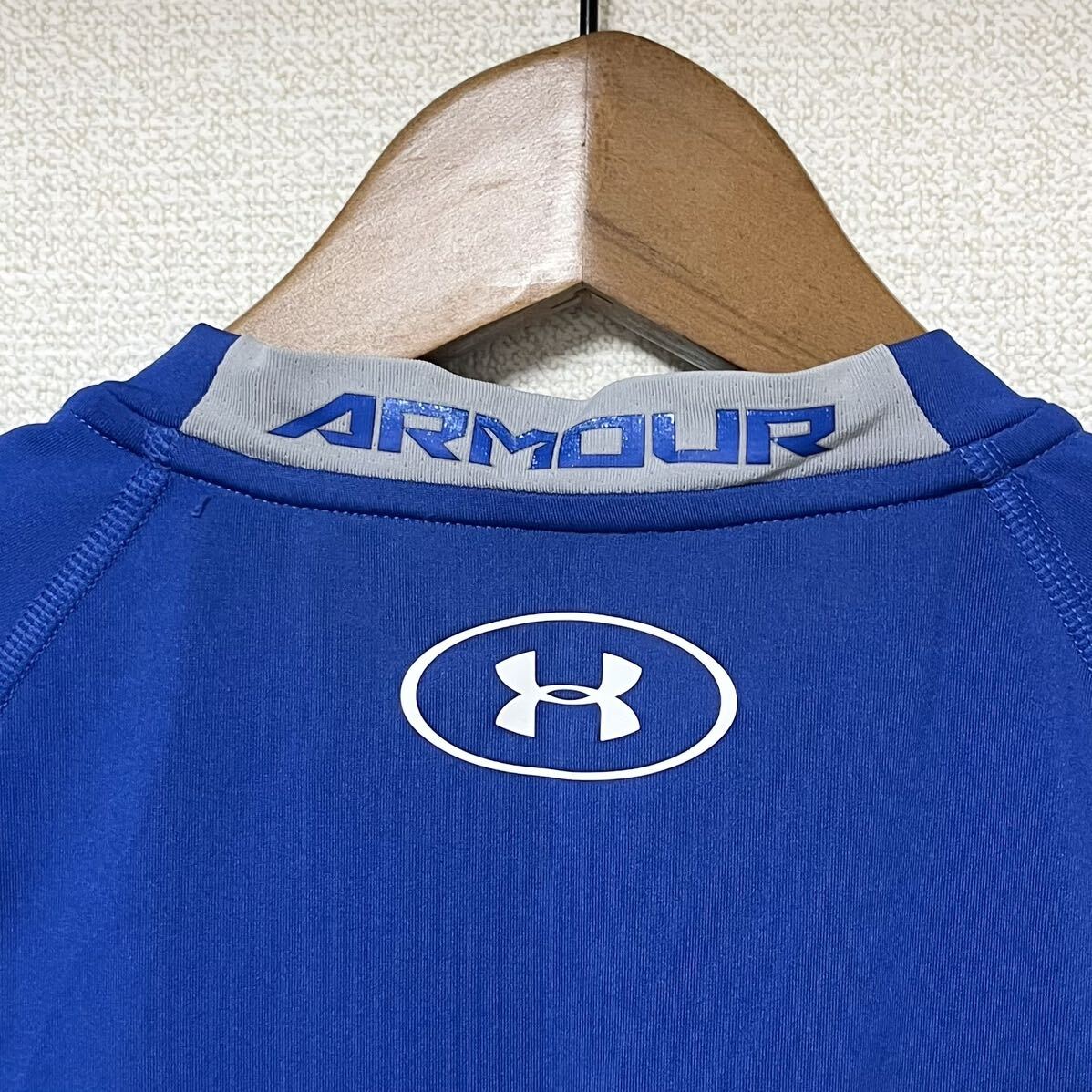 アンダーアーマー コンプレッション インナーシャツ ★半袖 ブルー 青★UNDER ARMOUR スポーツ トレーニング 筋トレ 伸縮 ストレッチ