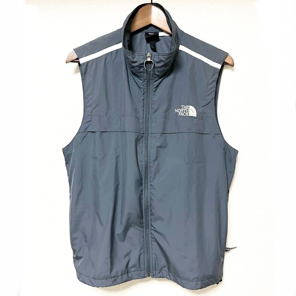 美品★THE NORTH FACE ノースフェイス★ナイロン ベスト★グレー メンズL ジャケット アウトドア 上着 キャンプ 登山 パタゴニア _画像1