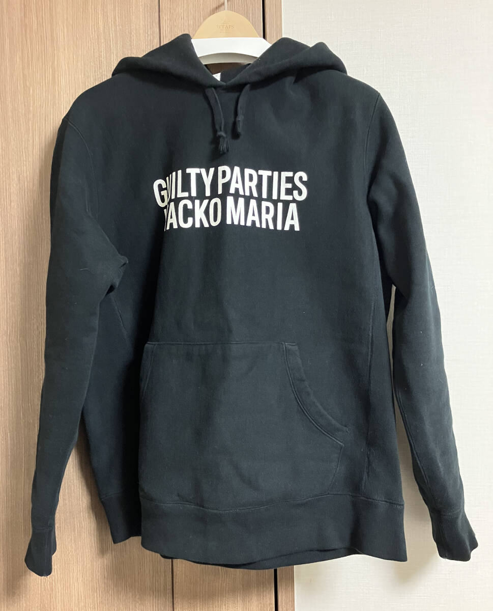 WACKO MARIA ワコマリア HEAVY WEIGHT PULLOVER HOODED SWEAT SHIRT L ブラックの画像3