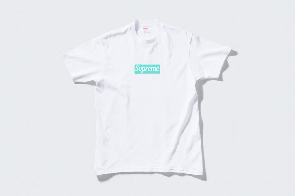 正規品 新品 未開封 FW21 Supreme Tiffany & Co. Box Logo Tee シュプリーム ティファニー ボックス ロゴ ティー シャツ Medium ミディアム_画像9