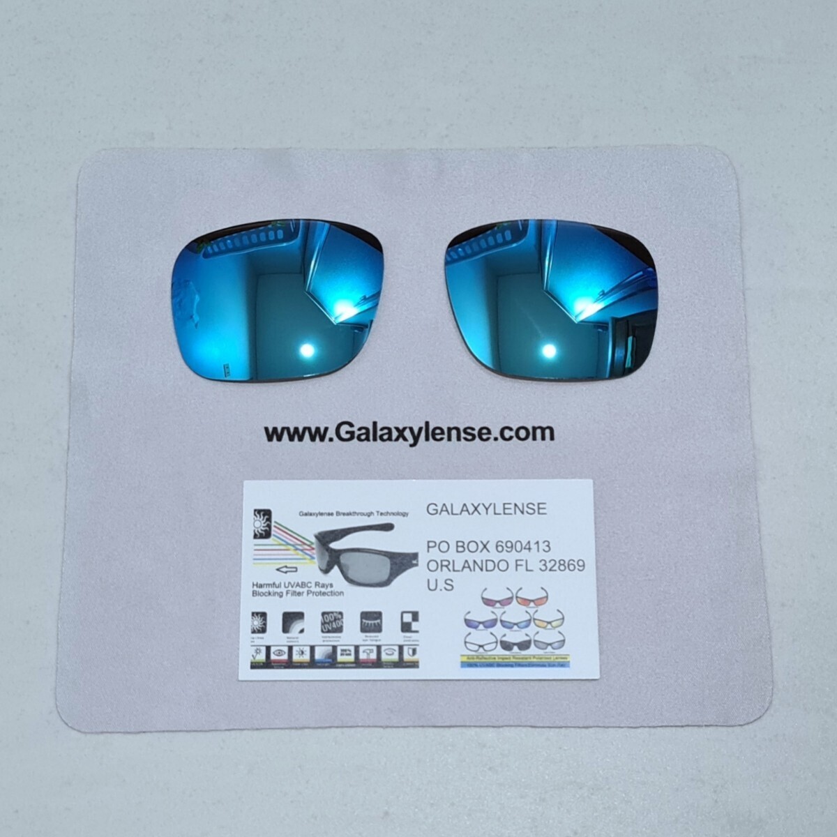 正規品 新品 偏光レンズ付き OAKLEY HOLBROOK オークリー ホルブルック SAPPHIRE POLARIZED サファイア ポラライズド サングラス OO9102-01の画像2