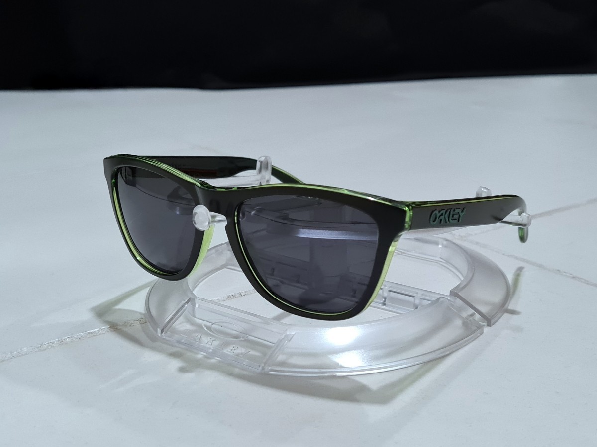 正規品 新品 偏光レンズ OAKLEY RX FROGSKINS オークリー フロッグスキン BLACK POLARIZED ブラック ポラライズド メガネ 眼鏡 サングラス