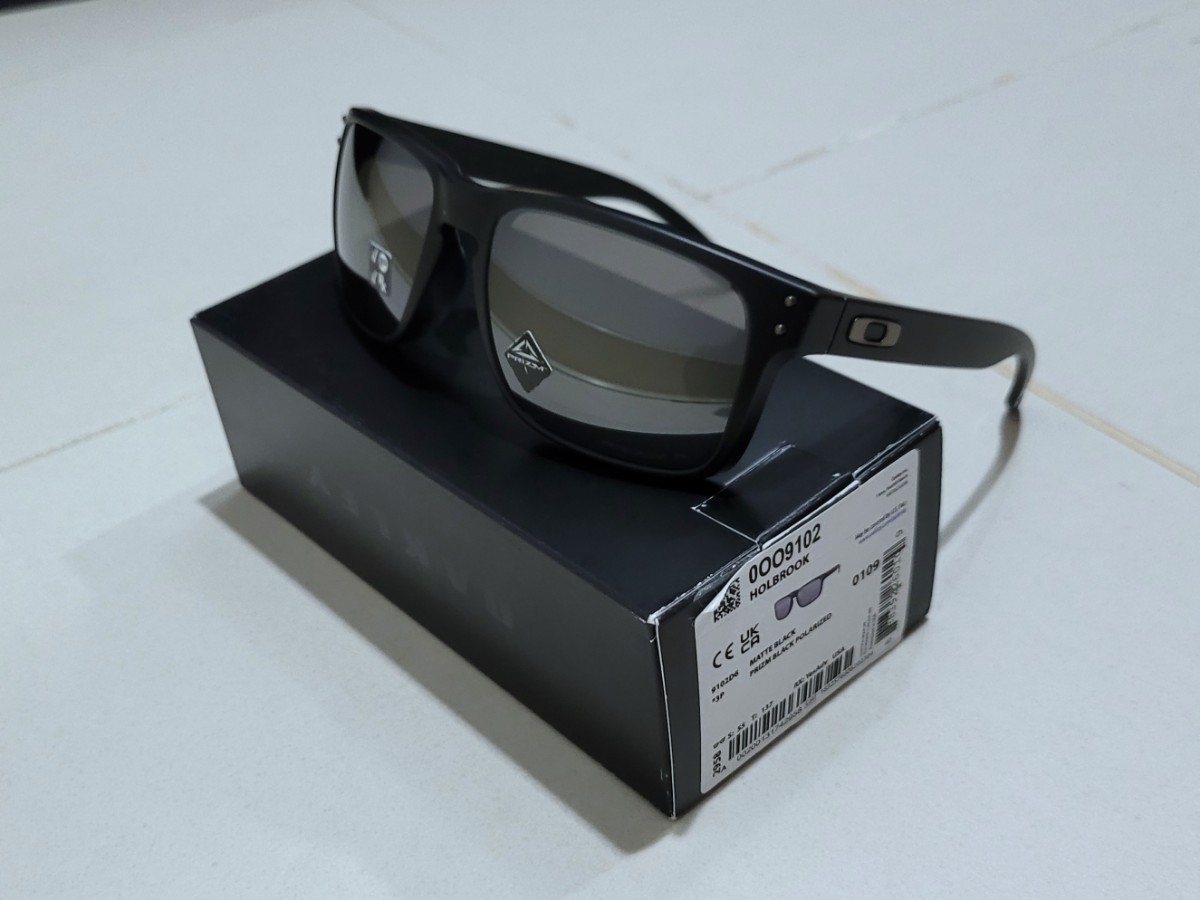 正規品 新品 偏光 OAKLEY HOLBROOK オークリー ホルブルック PRIZM BLACK POLARIZED プリズム ブラック ポラライズド サングラス OO9102-D6