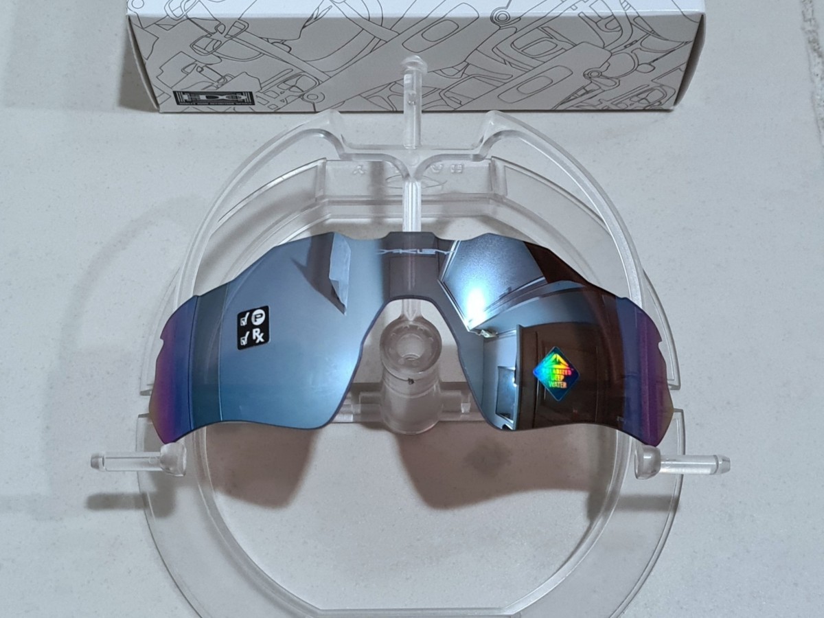 新品 偏光 OAKLEY RADAR EV PATH オークリー レーダー イーブイ パス PRIZM Deep Water Polarized プリズムディープウォーターポラライズドの画像2