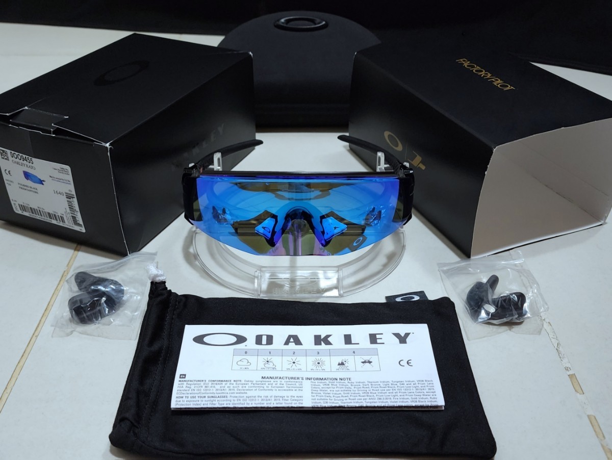 正規品 新品 未使用 OAKLEY KATO オークリー ケイト カト PRIZM SAPPHIRE ポリッシュド プリズム サファイア サングラス OO9455-0349の画像2