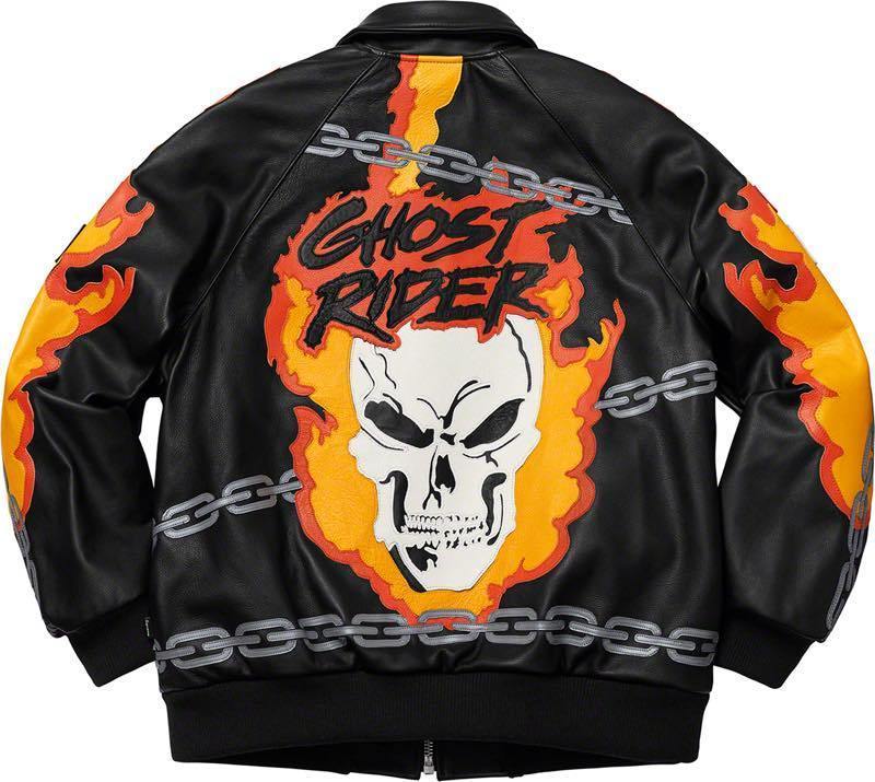 正規品 新品 未開封 SS19 Supreme Vanson Leathers Ghost Rider Jacket シュプリーム バンソン レザー ゴースト ライダー ジャケット