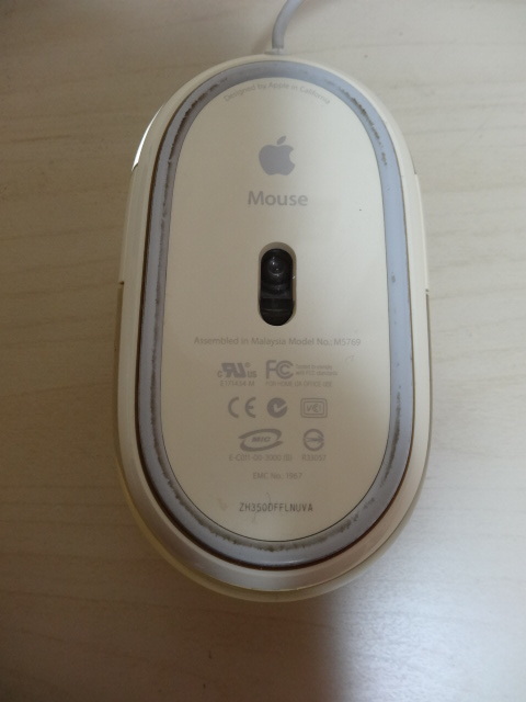 [送料無料 即決] Apple Mouse 白 M5769 USED_画像5