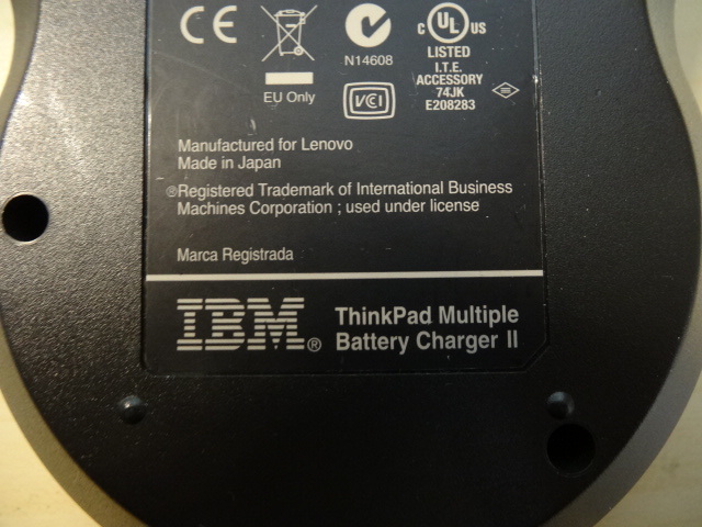 [ free shipping prompt decision ] IBM ThinkPad Multiple Battery Chager2 Junk 