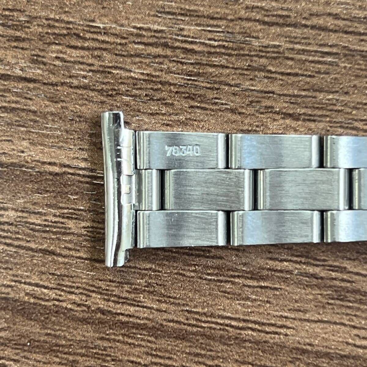 U3 1円スタート Rolex ロレックス 純正ベルト ブレス78340シルバー 17mm レディース腕時計用 STEELINOX K8_画像8